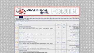 
                            3. Jeanneau Owners Forum: Home