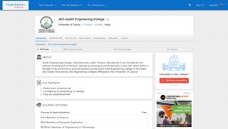 
                            5. JEC - Jyothi Engineering College - Reviews, Students, Contacts