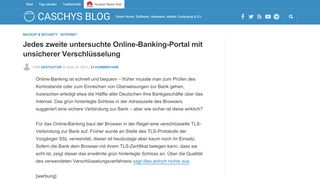 
                            8. Jedes zweite untersuchte Online-Banking-Portal mit unsicherer ...