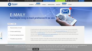 
                            11. Jedinečný e-mail s vašou vlastnou doménou | FORPSI.SK