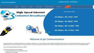 
                            3. Jee Communications - ISP in Srikakulam