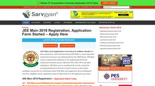 
                            10. JEE Main 2018 Registration, Application Form Started - Apply Here