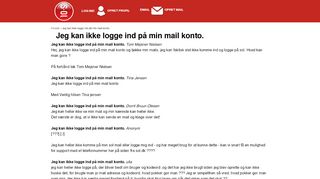 
                            8. Jeg kan ikke logge ind på min mail konto. | Debat | SOL.dk