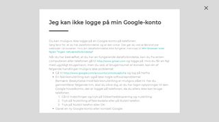 
                            2. Jeg kan ikke logge på min Google-konto - HTC