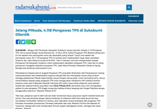 
                            11. Jelang Pilkada, 4.118 Pengawas TPS di Sukabumi Dilantik