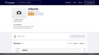 
                            11. Jellynote Reviews | Read Customer Service Reviews of jellynote.com