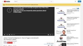 
                            11. Jenkins Tutorial For Beginners 6 - How to Trigger a remote build + ...