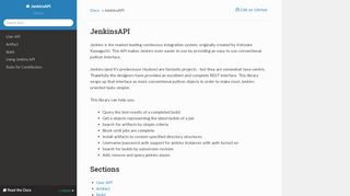 
                            10. JenkinsAPI — JenkinsAPI 0.3.4 documentation