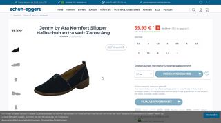 
                            7. Jenny by Ara Komfort Slipper Halbschuh extra weit Zaros-Ang | Schuh ...