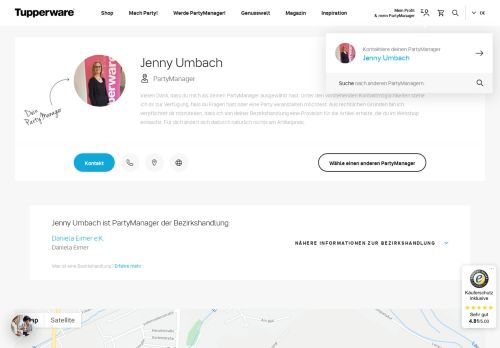 
                            7. Jenny Umbach – TeamManager – Tupperware