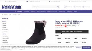 
                            6. jenny v ara MÜNCHEN Damen Stiefel schwarz 22-68518-61 | Stiefel ...