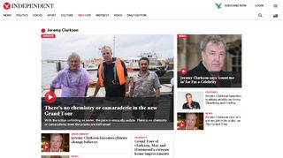 
                            12. Jeremy Clarkson - latest news, breaking stories and comment - The ...