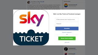 
                            13. Jerry Wilson - Die AppleTV App für SkyTicket merkt sich... | Facebook