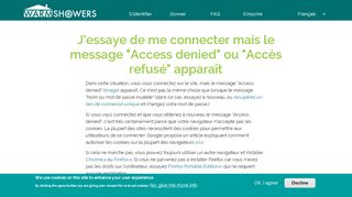 
                            4. J'essaye de me connecter mais le message 