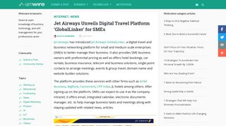 
                            7. Jet Airways unveils digital travel platform GlobalLinker for SMEs