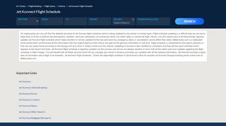 
                            4. Jet Konnect Flight Schedule Details (Check Live Status) : MakeMyTrip