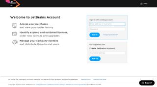 
                            1. JetBrains Account