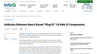 
                            11. JetBrains Releases React-Based 