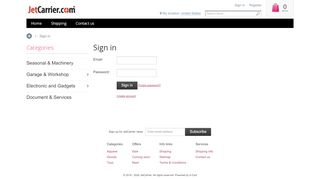 
                            3. JetCarrier > Sign in - JetCarrier.com