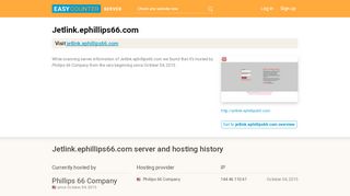 
                            10. Jetlink.ephillips66.com server and hosting history