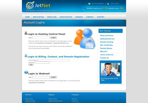 
                            8. JetNet Host Login - JetNet Web Hosting - Premimum Linux Website ...