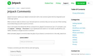 
                            11. Jetpack Comments
