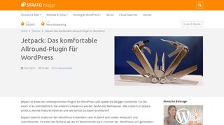 
                            3. Jetpack: Das komfortable Allround-Plugin für Wordpress | STRATO Blog