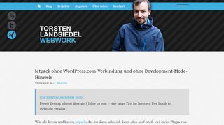 
                            9. Jetpack ohne WordPress.com-Verbindung und ohne Development ...