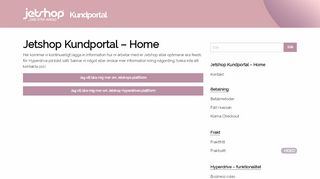 
                            3. Jetshop Kundportal