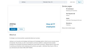 
                            10. Jetshop | LinkedIn