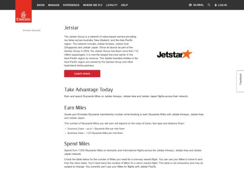 
                            13. Jetstar | Our Partners | Emirates Skywards | Emirates