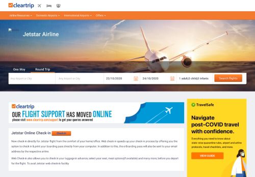 
                            6. Jetstar Web Check-In, Jetstar Online Check in - Cleartrip