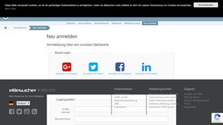 
                            2. Jetzt anmelden und neue Webseiten entdecken bei eBesucher