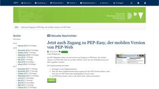 
                            3. Jetzt auch Zugang zu PEP-Easy, der mobilen Version von PEP-Web