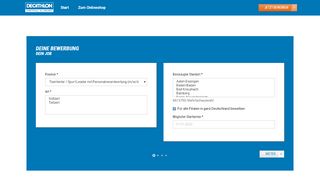 
                            4. Jetzt bewerben - Deine Bewerbung - DECATHLON Karriere