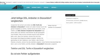 
                            13. Jetzt billige DSL Anbieter in Düsseldorf ... - billig-mobiles-internet.de