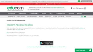 
                            3. Jetzt educom App downloaden