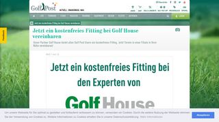 
                            5. Jetzt ein kostenfreies Fitting bei Golf House vereinbaren - Golf Post
