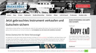 
                            12. Jetzt gebrauchtes Instrument verkaufen und Gutschein sichern