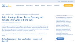 
                            5. Jetzt im App-Store: Zeiterfassung mit TimeTac für Android und iOS ...