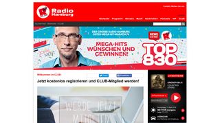 
                            2. Jetzt kostenlos registrieren und CLUB-Mitglied ... - Radio Hamburg