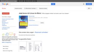 
                            10. Jetzt lerne ich Linux im Büro: Office-Aufgaben einfach und sicher ...