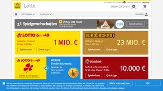 
                            1. Jetzt LOTTO online spielen | WEB.DE