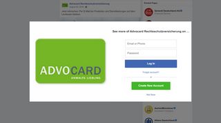 
                            11. Jetzt mitmachen: Per E-Mail bei... - Advocard ... - Facebook