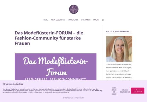 
                            6. Jetzt Neu: Modeflüsterin-FORUM - die Fashion-Community für starke ...