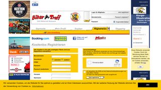 
                            2. Jetzt registrieren - Biker-Treff