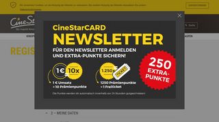 
                            7. Jetzt registrieren - CineStarCARD | CineStar Fulda