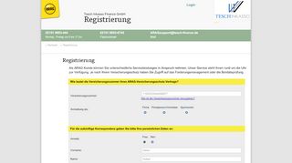 
                            3. Jetzt registrieren - Forderungsmanagement - Tesch Inkasso