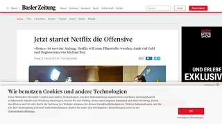 
                            13. Jetzt startet Netflix die Offensive - News Kultur: Film - bazonline.ch
