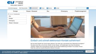 
                            10. Jetzt über das EW-Kundencenter Kontakt aufnehmen - Eichsfeldwerke ...